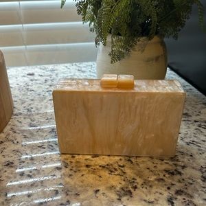 Acrylic purse evening bag clutch